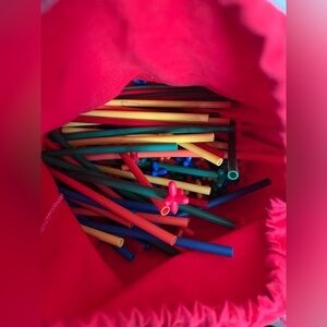 Straws and connectors building toy